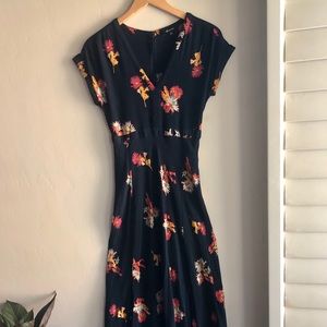 Madewell Cactus Floral Maxi Dress